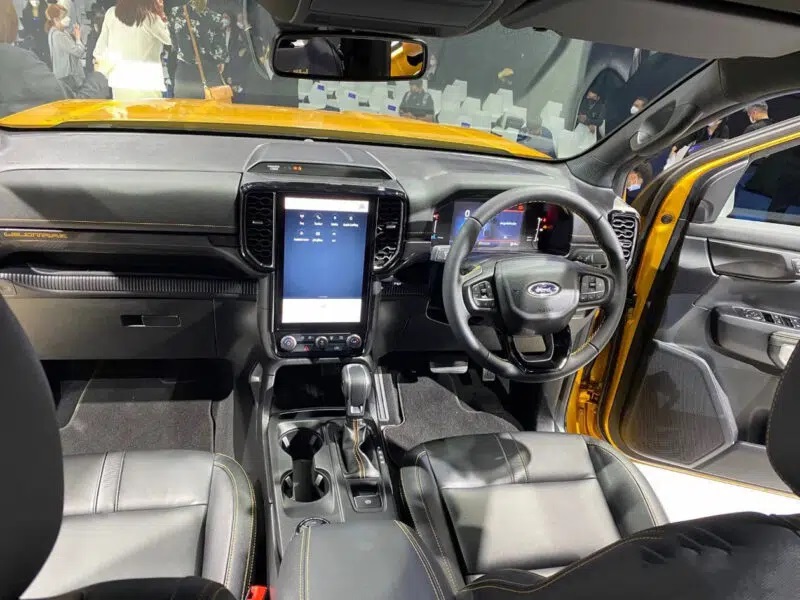 Ford Ranger 2022 sẽ có nội thất với nhiều công nghệ và tiện ích