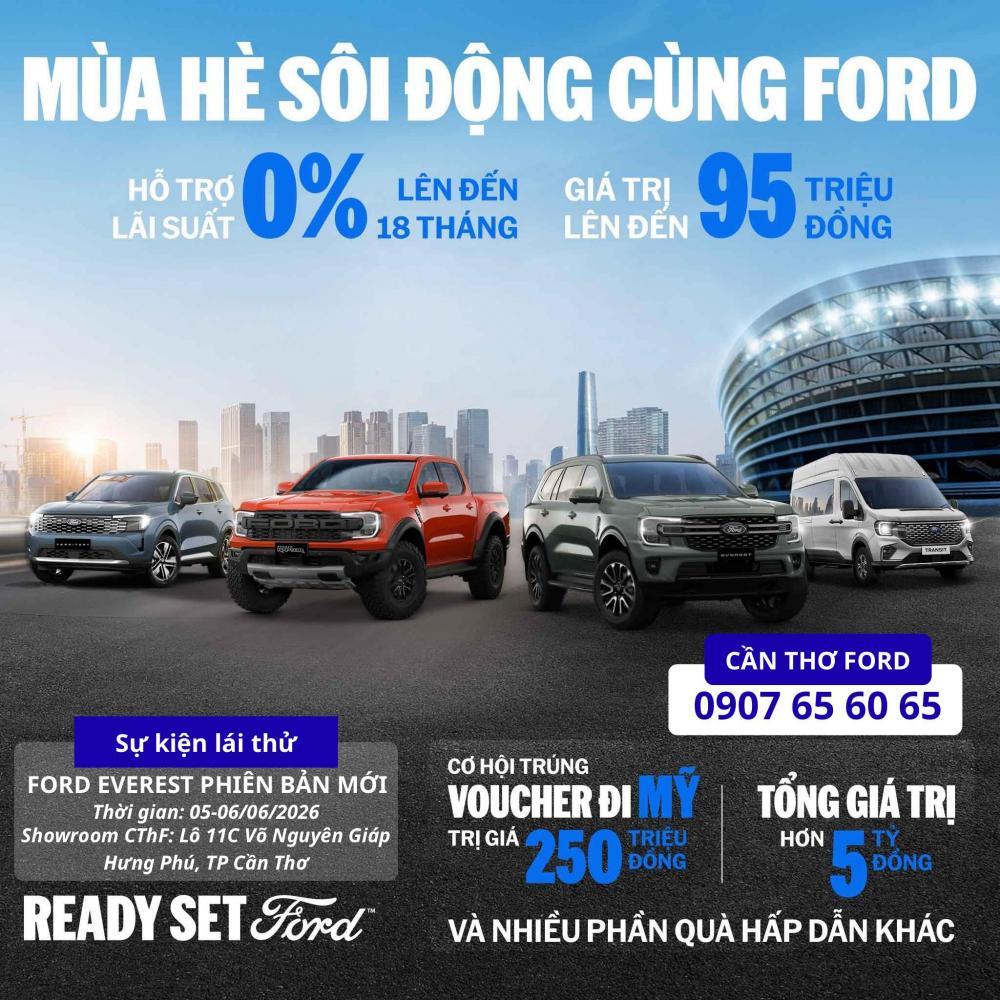 ƯU ĐÃI THÁNG 06 CÁC DÒNG XE FORD